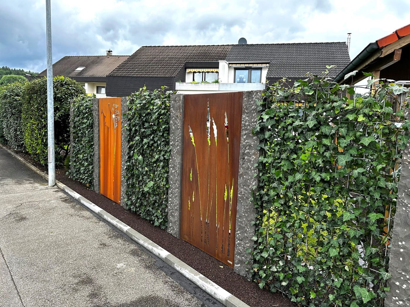 Cortenstahl im Garten