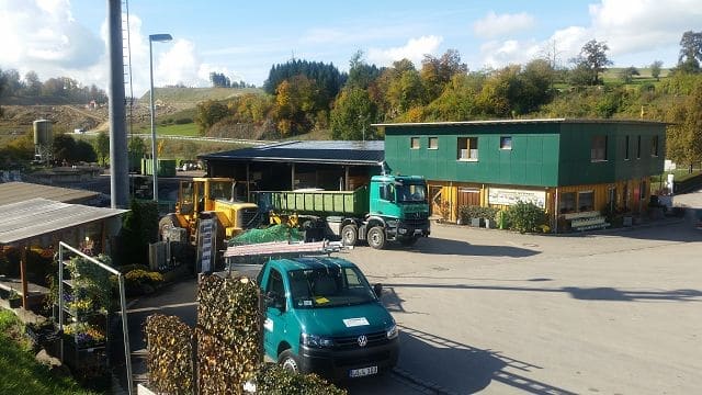 Überblick über die Kompostanlage Minseln