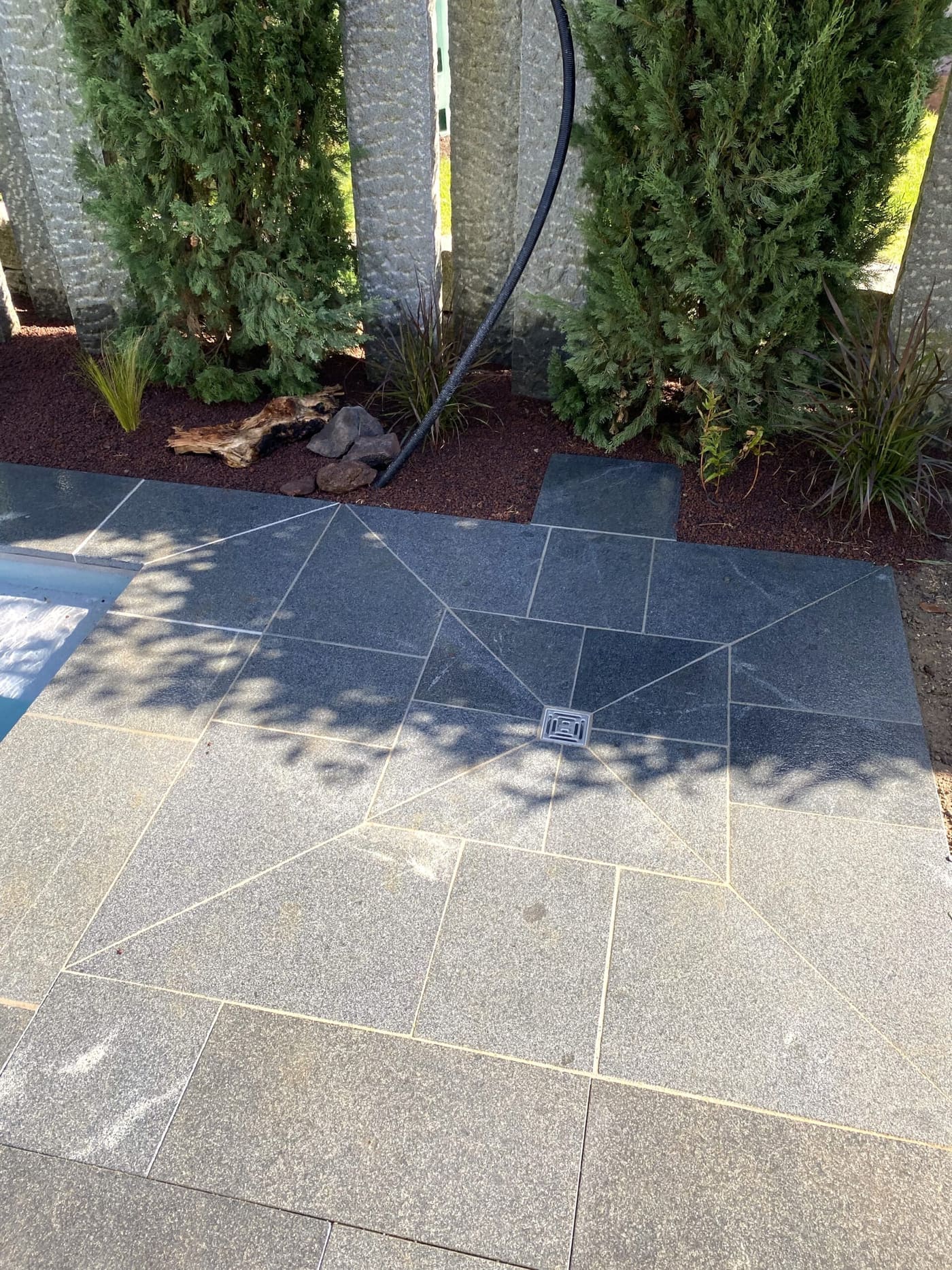 Terrasse mit Sichtschutz