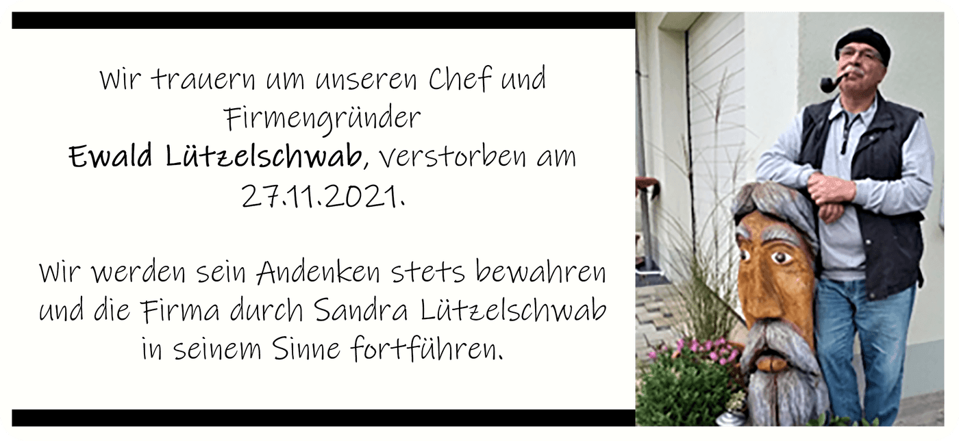 Andenken an Ewald Lützelschwab