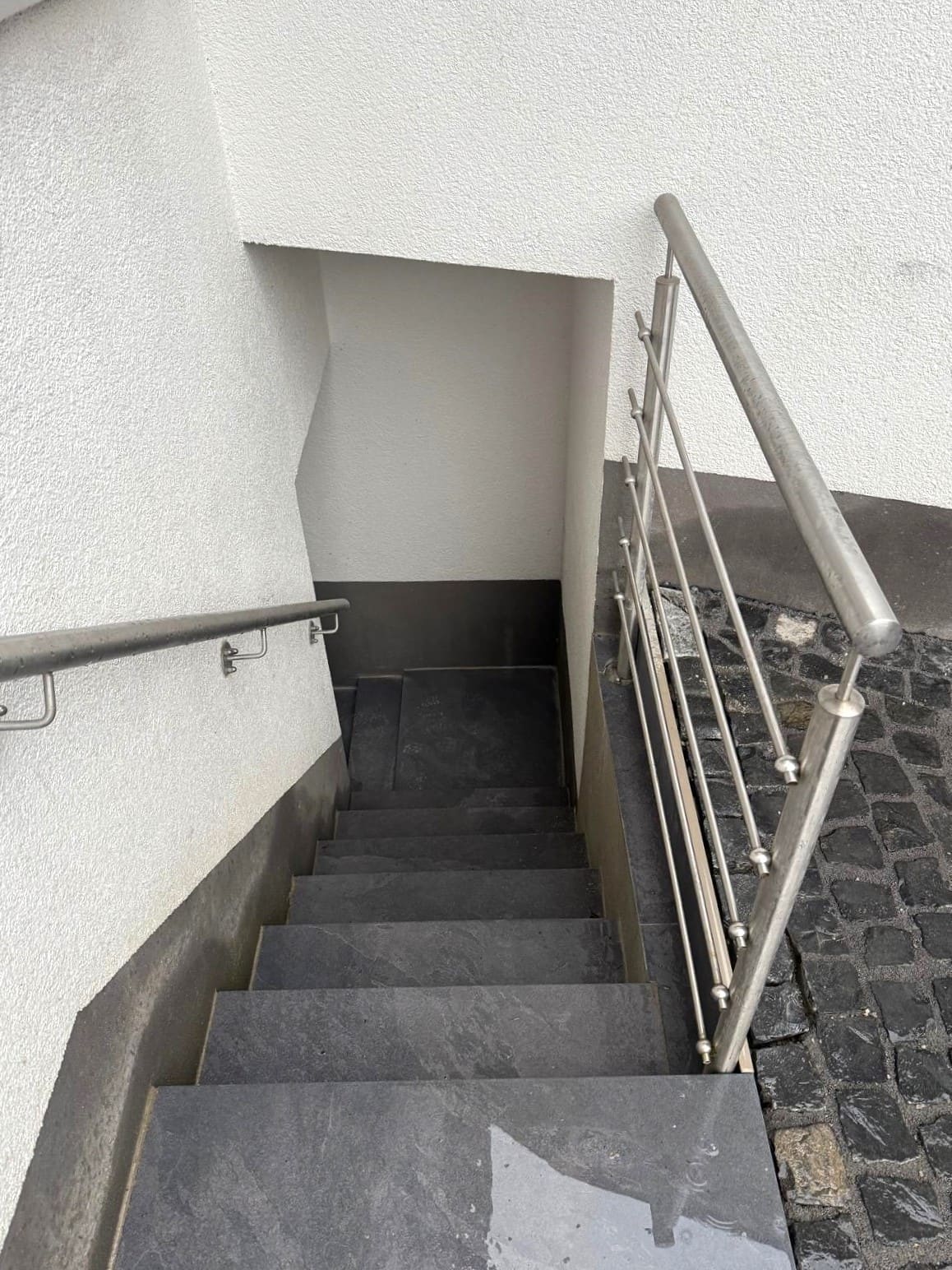 Treppenbau im Außenbereich